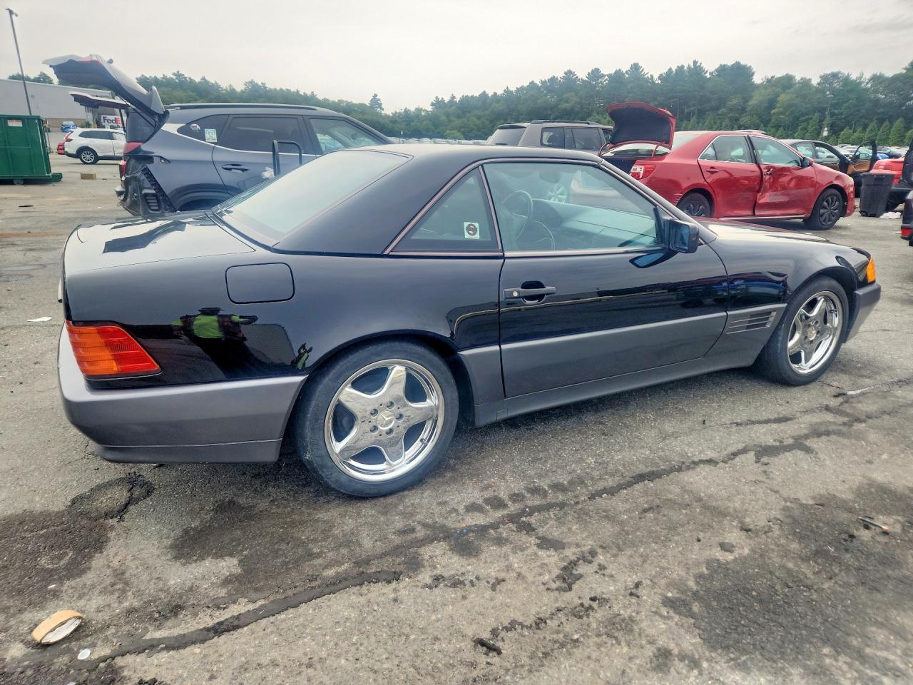 1992 Mercedes-benz 300 Sl Black vin: WDBFA61E8NF044495