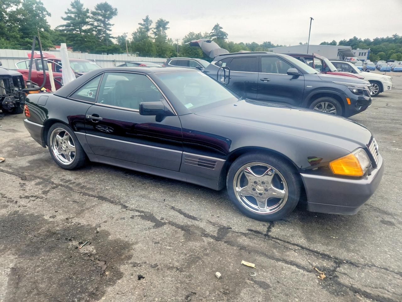 1992 Mercedes-benz 300 Sl Black vin: WDBFA61E8NF044495