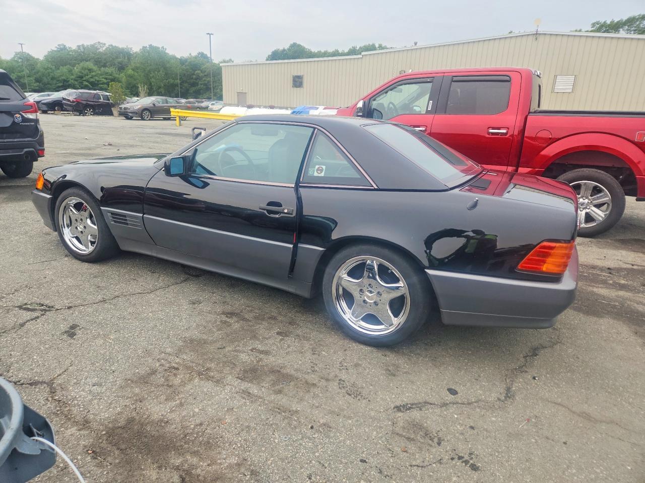 1992 Mercedes-benz 300 Sl Black vin: WDBFA61E8NF044495