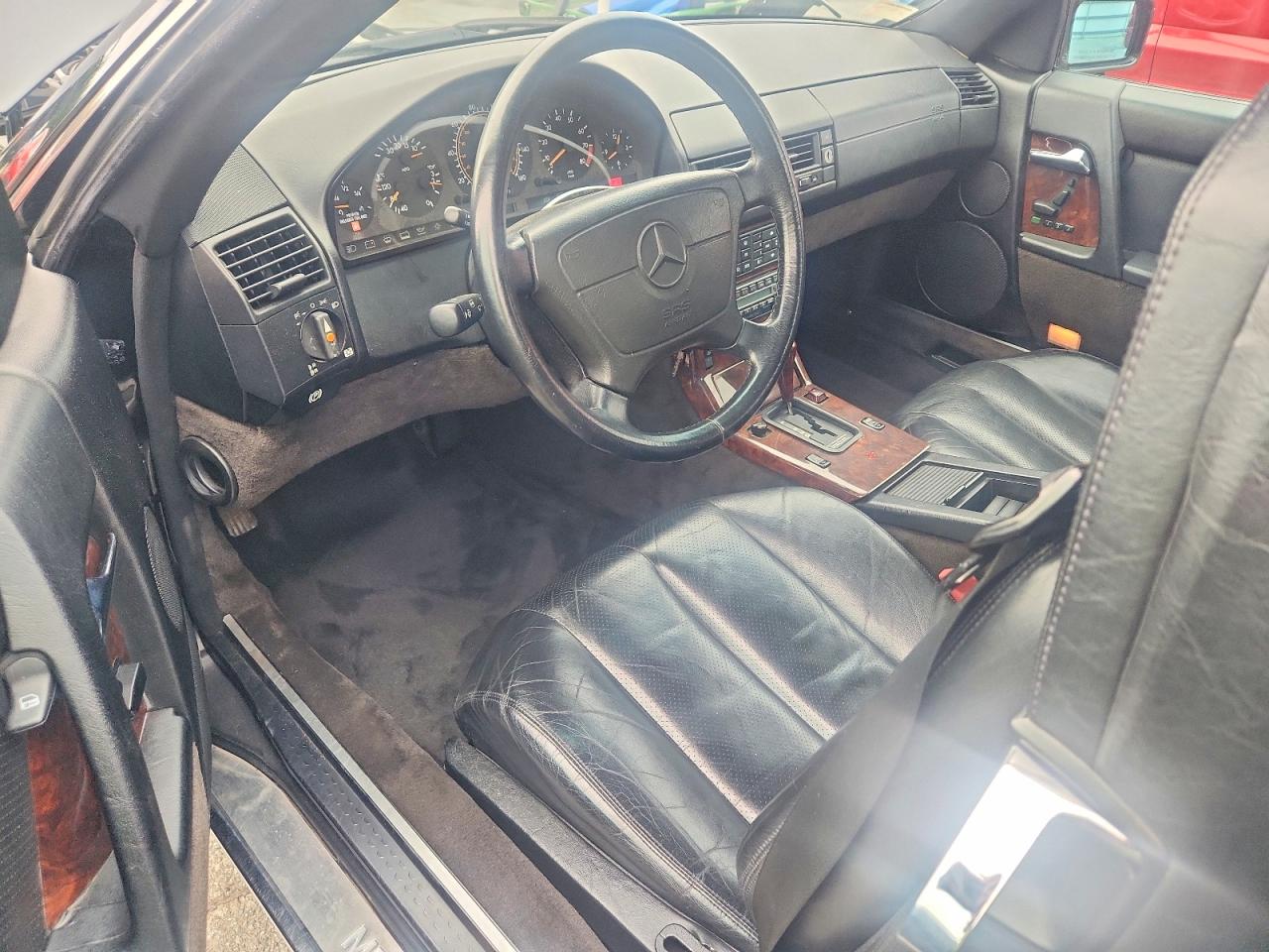 1992 Mercedes-benz 300 Sl Black vin: WDBFA61E8NF044495