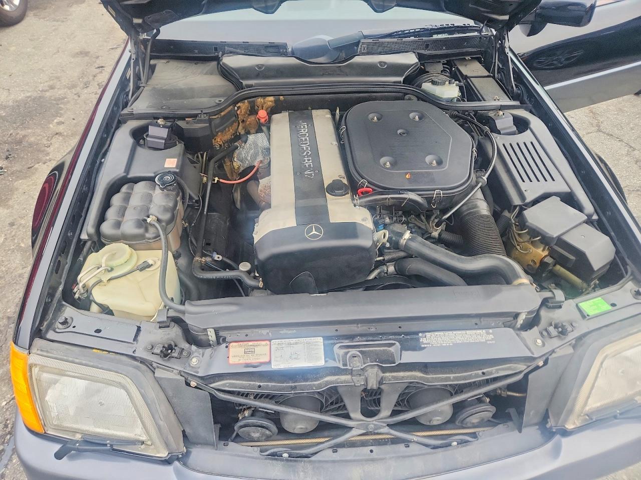 1992 Mercedes-benz 300 Sl Black vin: WDBFA61E8NF044495