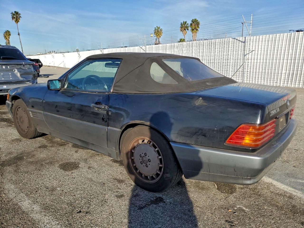 1992 Mercedes-benz 300 Sl Black vin: WDBFA61E8NF056016