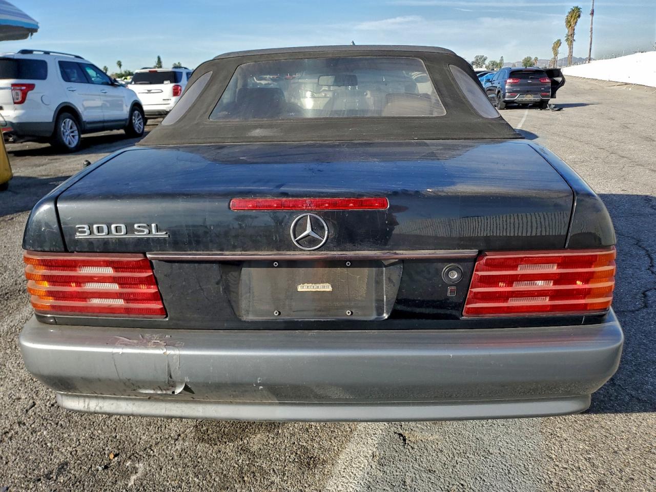 1992 Mercedes-benz 300 Sl Black vin: WDBFA61E8NF056016