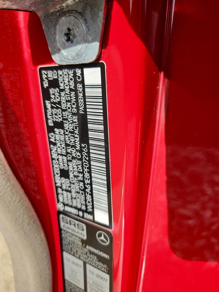 1993 Mercedes-benz 300 Sl Red vin: WDBFA61E8PF072963