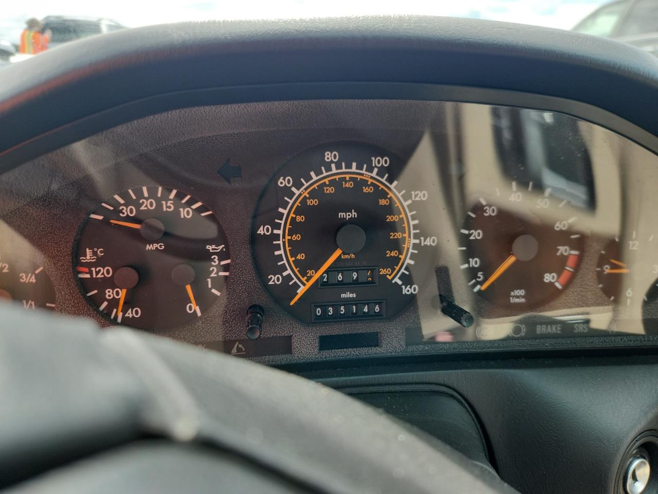 1993 Mercedes-benz 300 Sl Red vin: WDBFA61E8PF072963