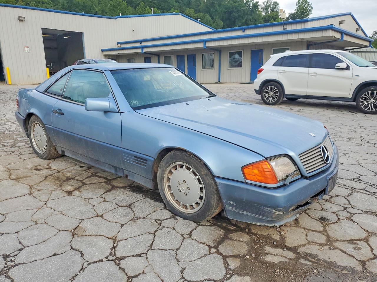 1990 Mercedes-benz 300 Sl Blue vin: WDBFA61E9LF006481