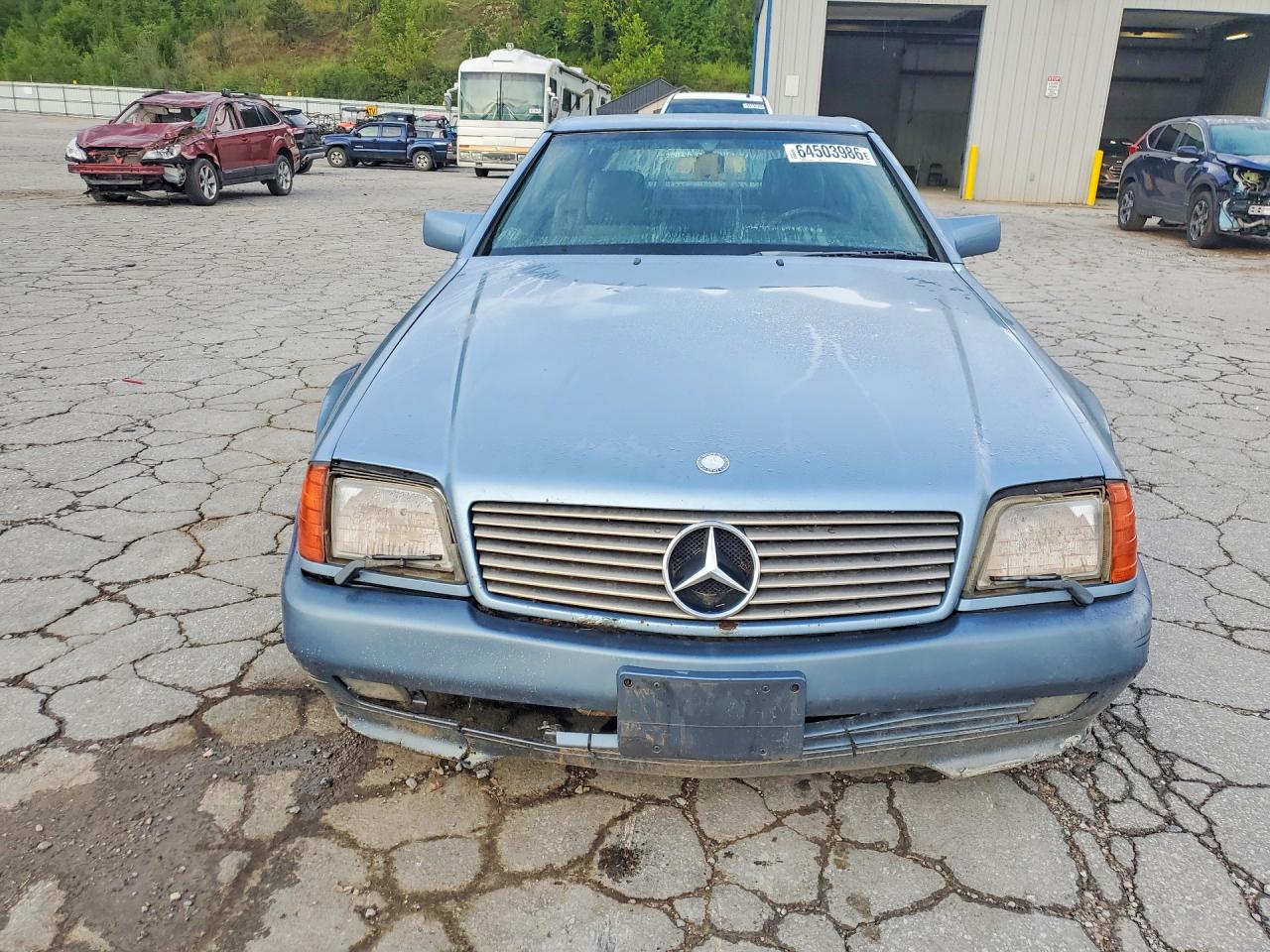 1990 Mercedes-benz 300 Sl Blue vin: WDBFA61E9LF006481