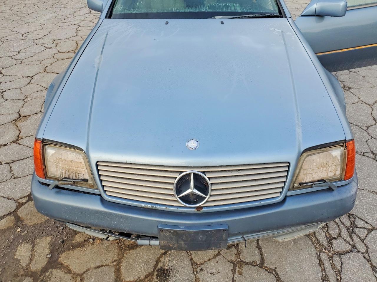 1990 Mercedes-benz 300 Sl Blue vin: WDBFA61E9LF006481