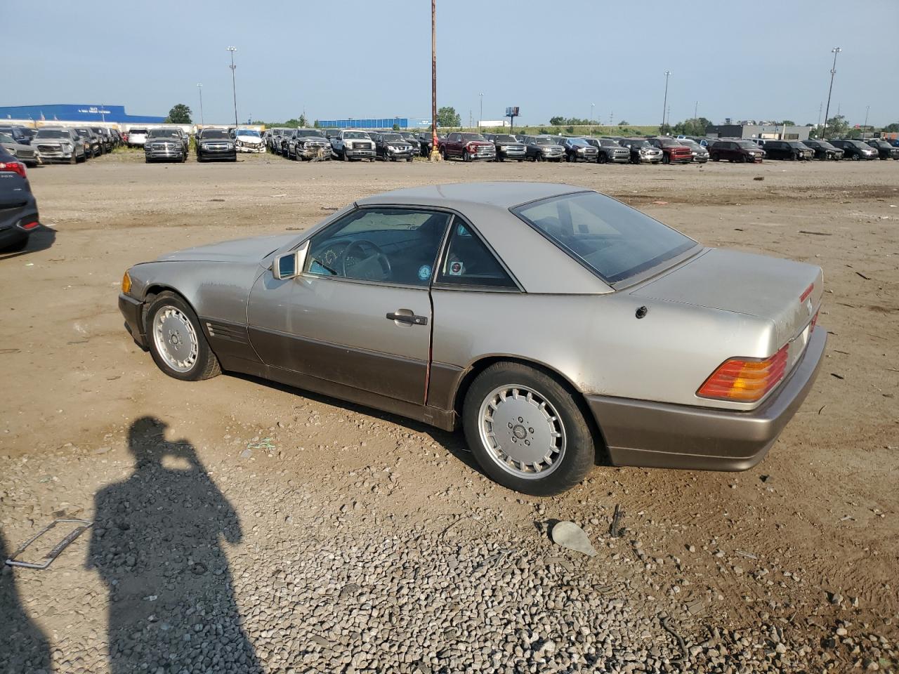 1991 Mercedes-benz 300 Sl Gold vin: WDBFA61EXMF027714