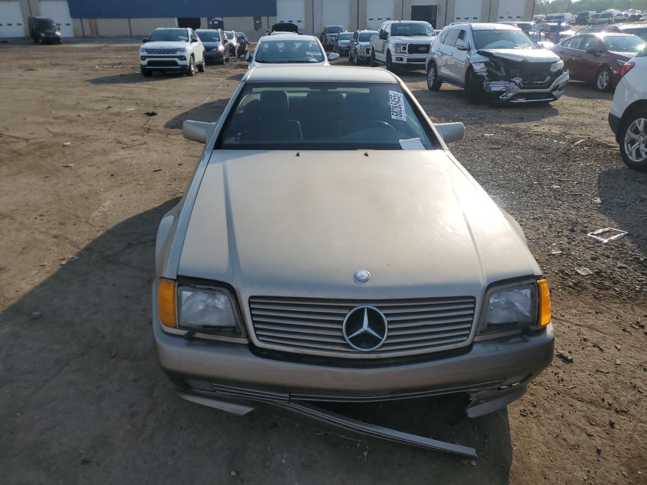 1991 Mercedes-benz 300 Sl Gold vin: WDBFA61EXMF027714
