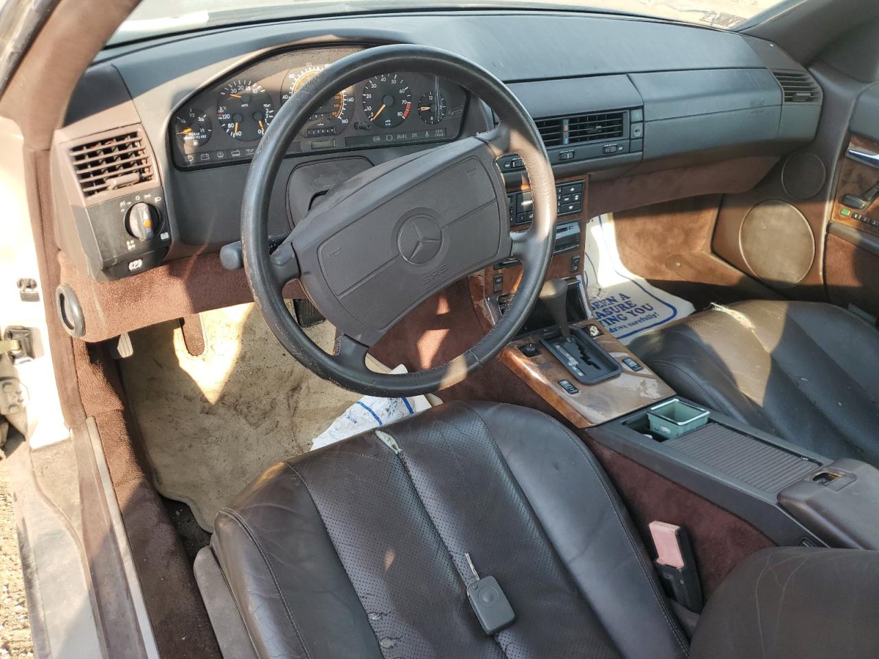 1991 Mercedes-benz 300 Sl Gold vin: WDBFA61EXMF027714