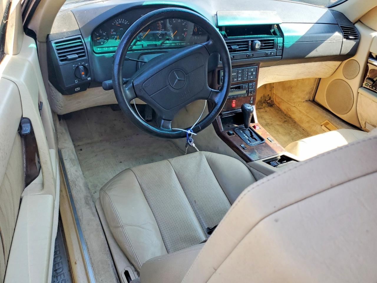 1995 Mercedes-benz Sl 320 Green vin: WDBFA63E2SF117112