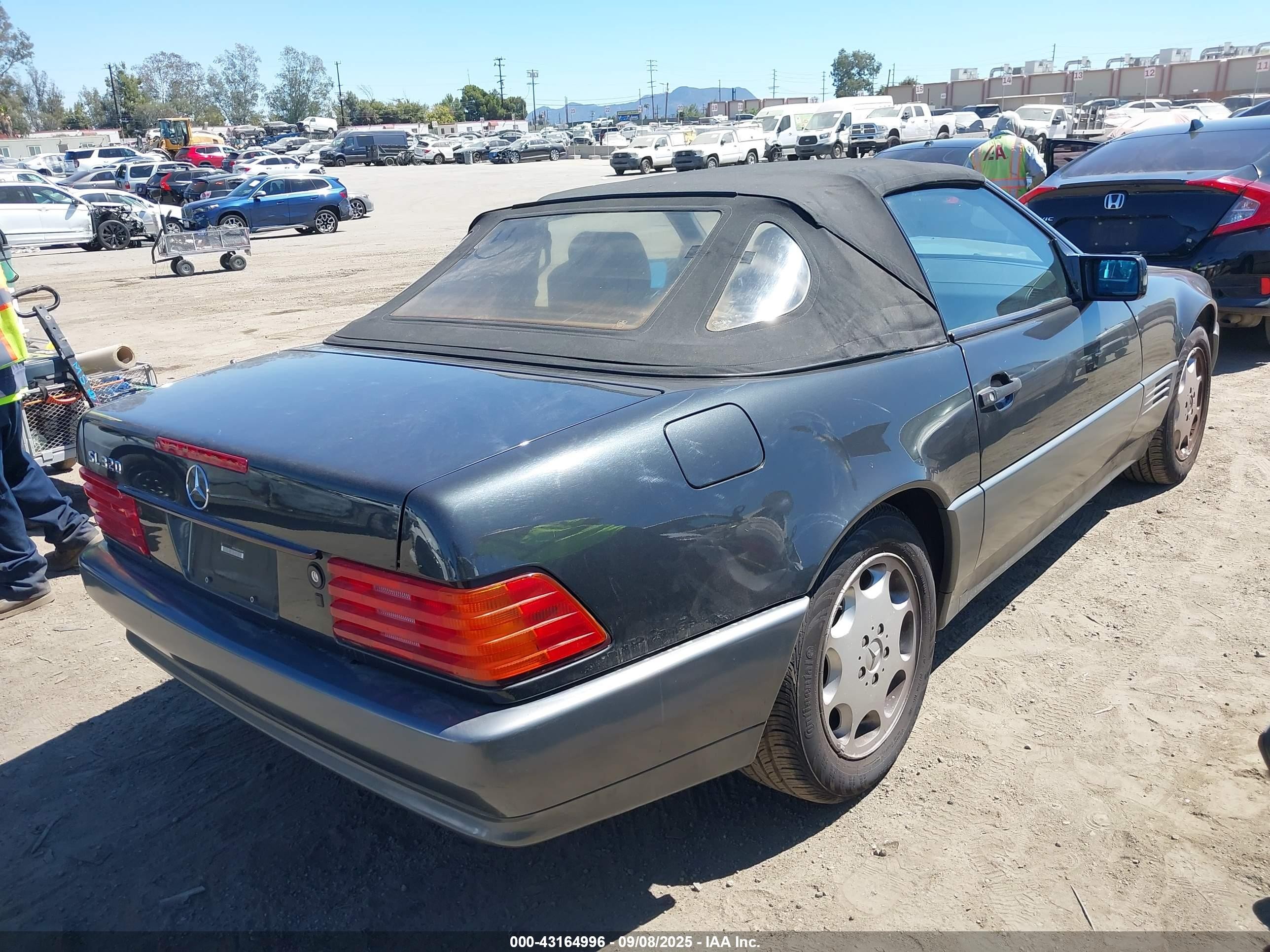 1994 Mercedes-benz Sl 320 Gray vin: WDBFA63E3RF089489