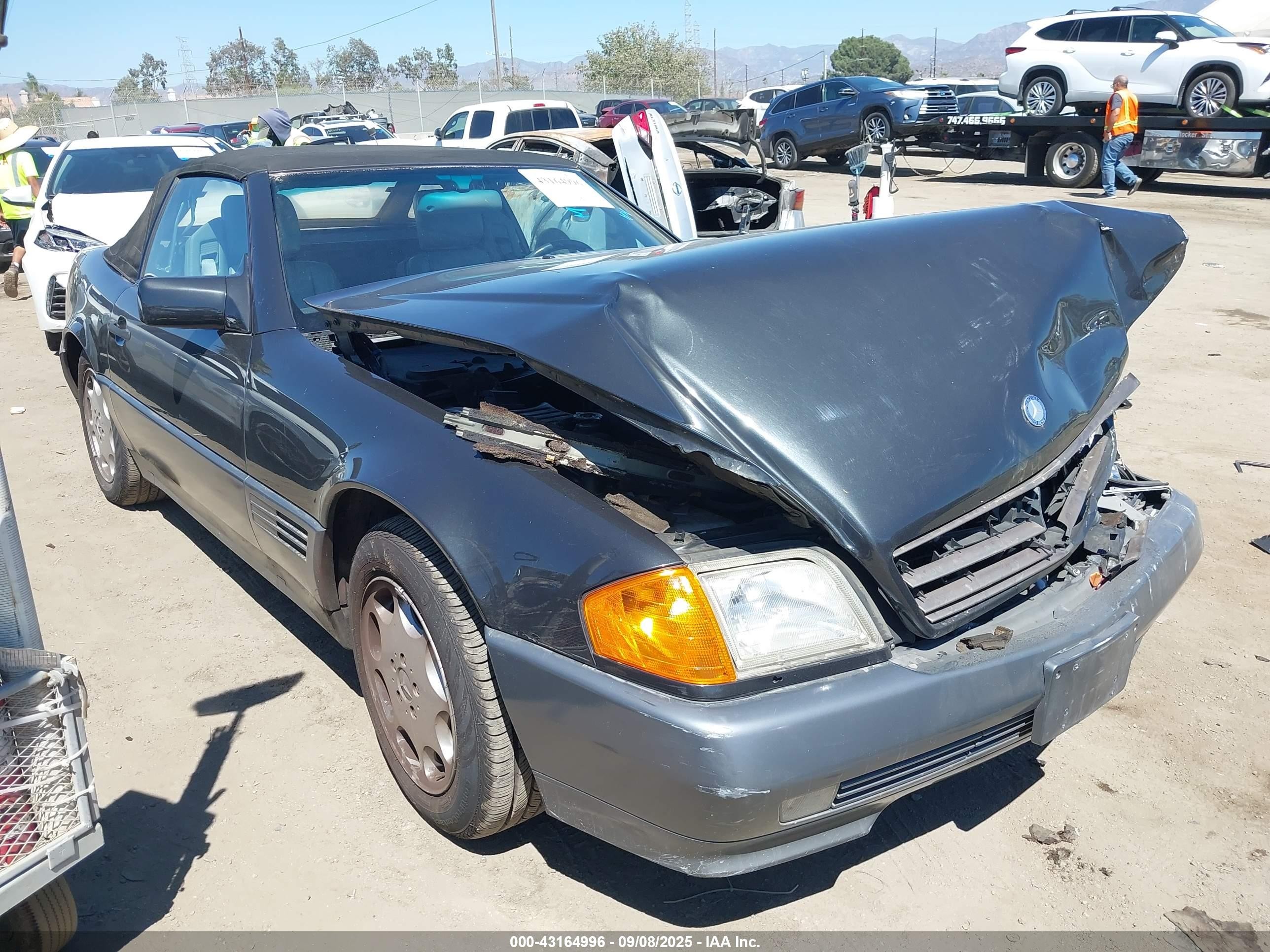 1994 Mercedes-benz Sl 320 Gray vin: WDBFA63E3RF089489