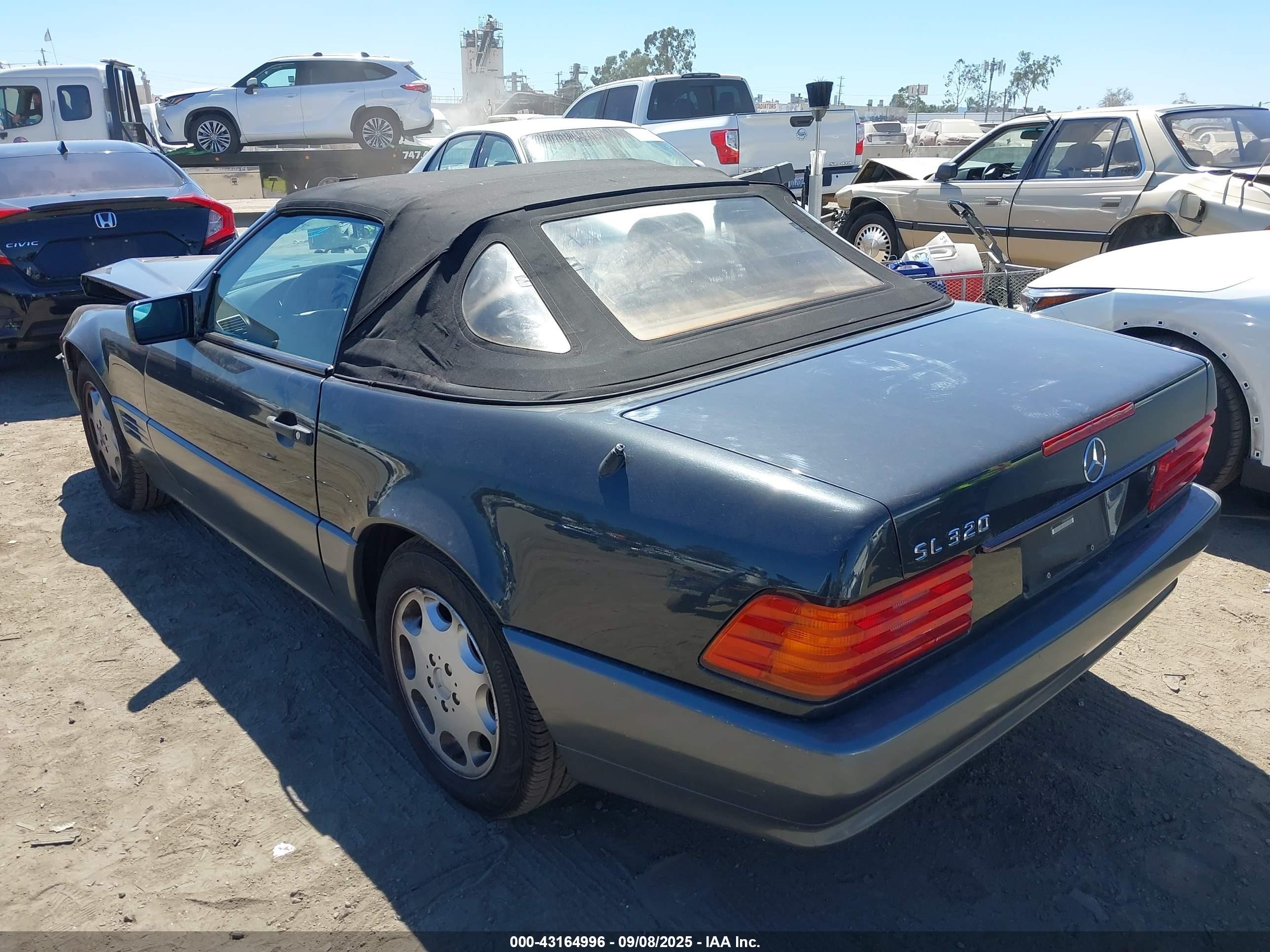 1994 Mercedes-benz Sl 320 Gray vin: WDBFA63E3RF089489