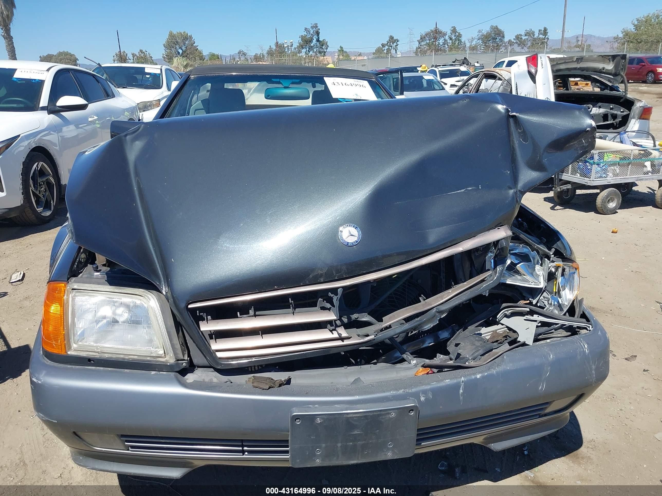 1994 Mercedes-benz Sl 320 Gray vin: WDBFA63E3RF089489