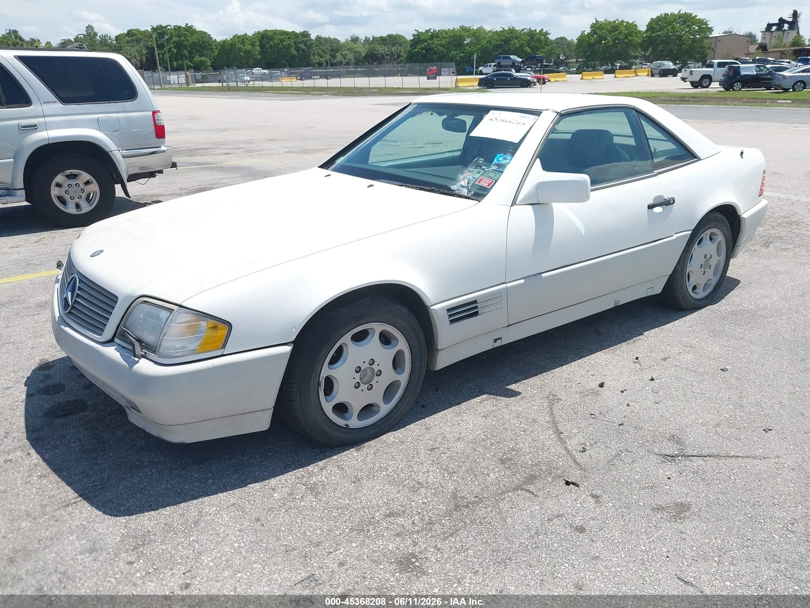 1995 Mercedes-benz Sl 320 White vin: WDBFA63E4SF113448