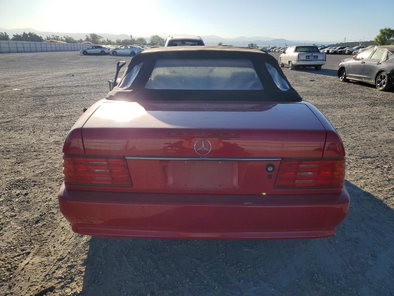 1995 Mercedes-benz Sl 320 Red vin: WDBFA63E6SF115427