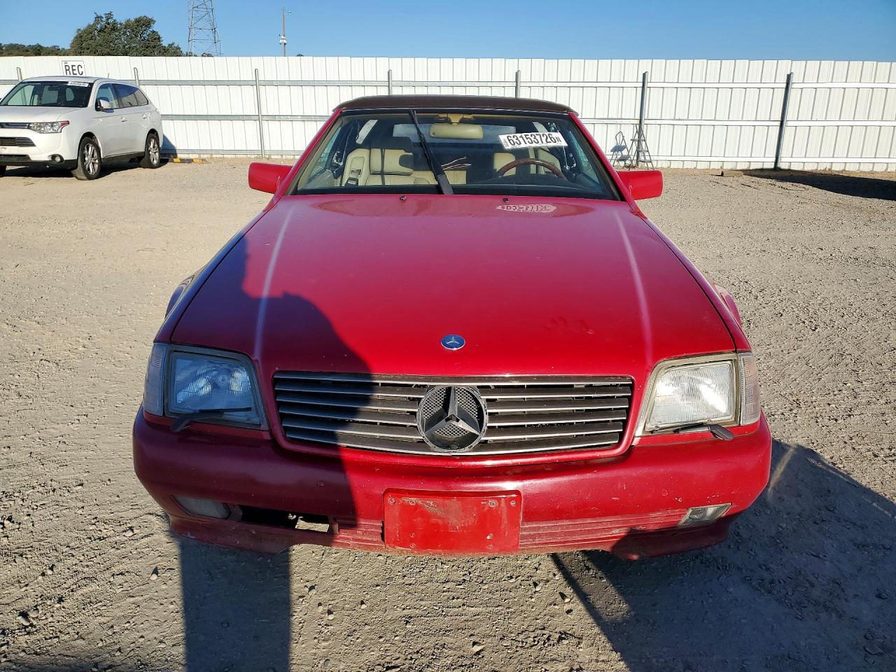 1995 Mercedes-benz Sl 320 Red vin: WDBFA63E6SF115427