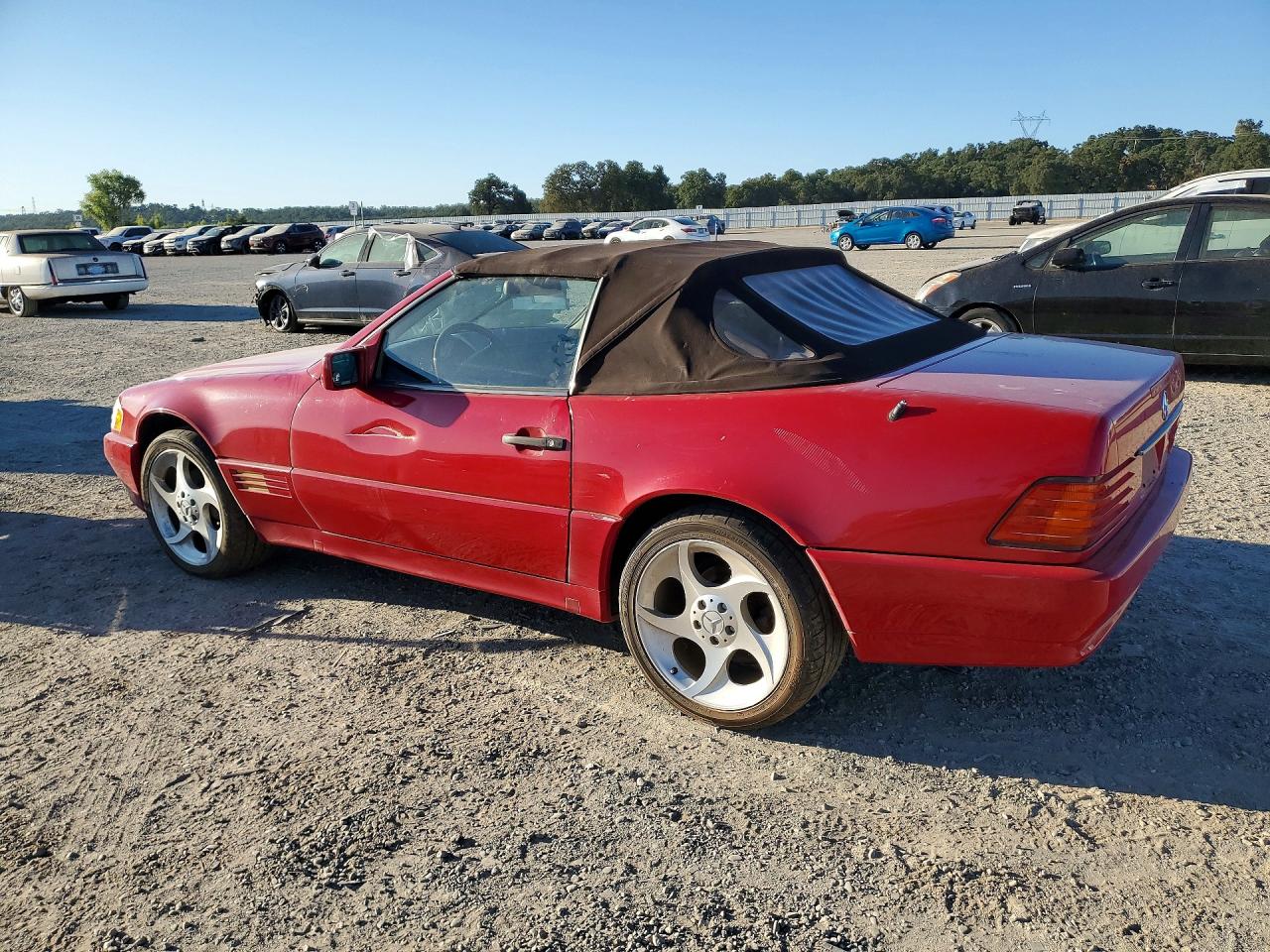 1995 Mercedes-benz Sl 320 Red vin: WDBFA63E6SF115427