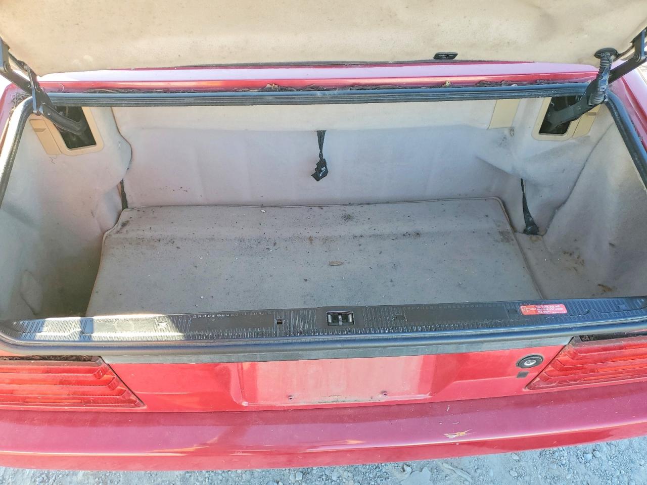 1995 Mercedes-benz Sl 320 Red vin: WDBFA63E6SF115427