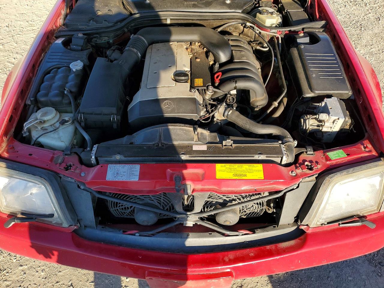 1995 Mercedes-benz Sl 320 Red vin: WDBFA63E6SF115427
