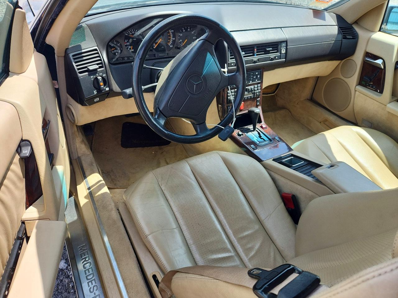 1994 Mercedes-benz Sl 320 Green vin: WDBFA63E7RF099121
