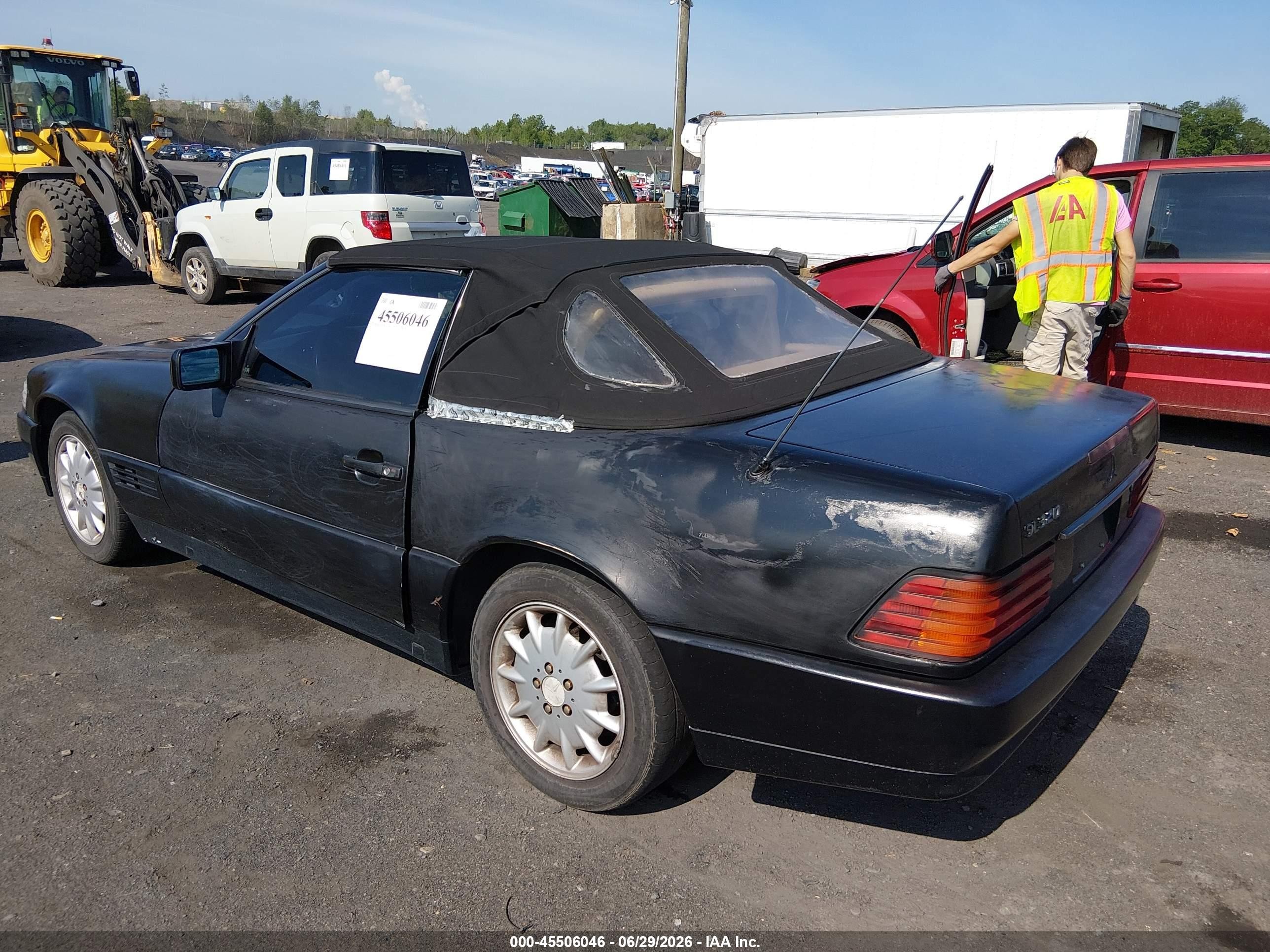 1995 Mercedes-benz Sl 320 Black vin: WDBFA63E8SF109399