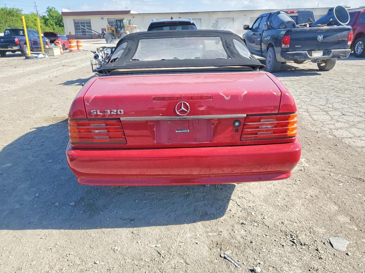 1995 Mercedes-benz Sl 320 Красный vin: WDBFA63E8SF114456