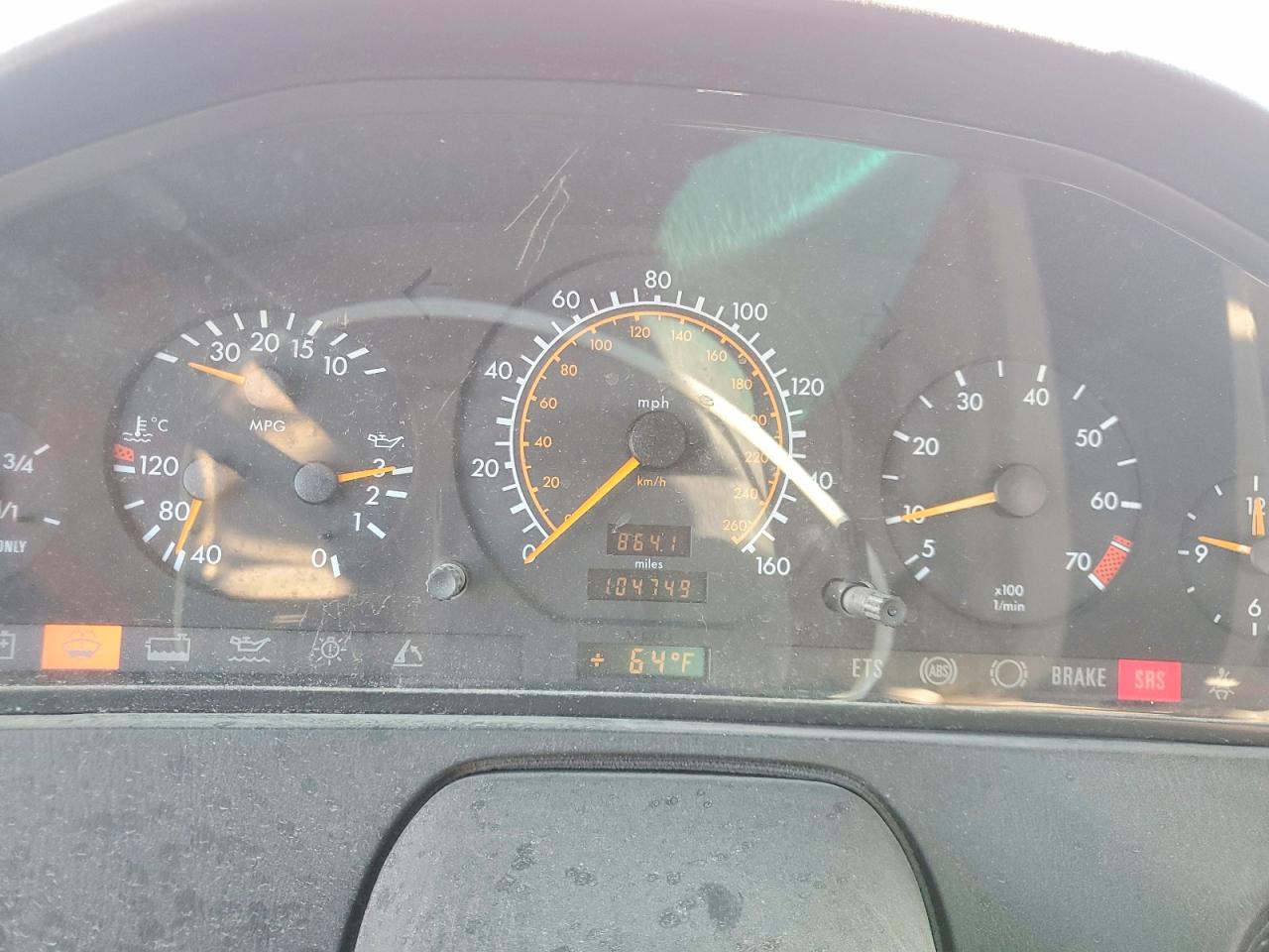 1995 Mercedes-benz Sl 320 Красный vin: WDBFA63E8SF114456