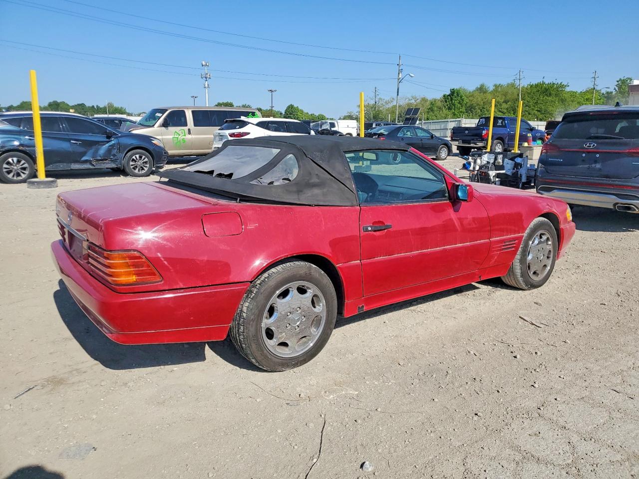 1995 Mercedes-benz Sl 320 Красный vin: WDBFA63E8SF114456