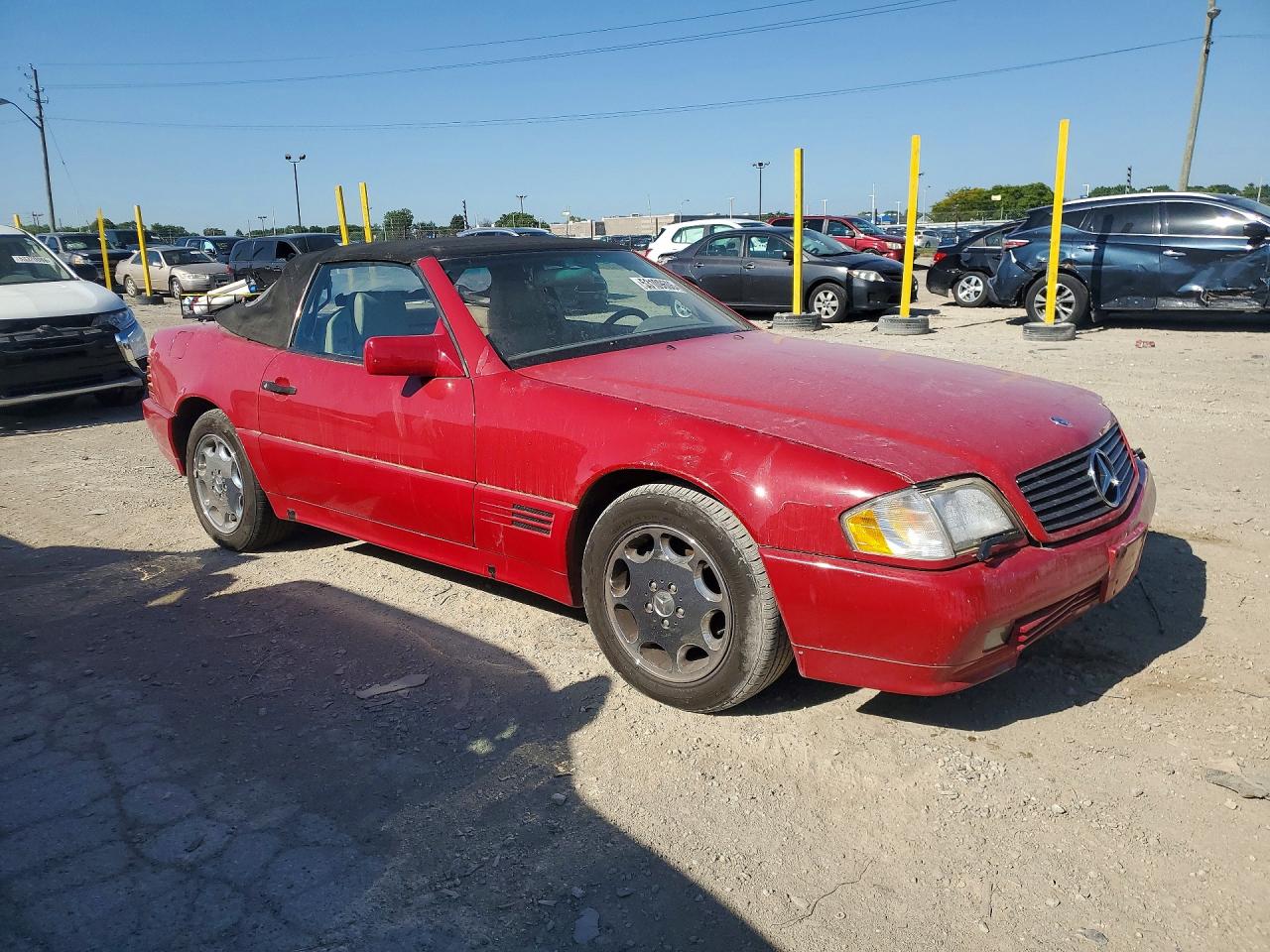 1995 Mercedes-benz Sl 320 Красный vin: WDBFA63E8SF114456