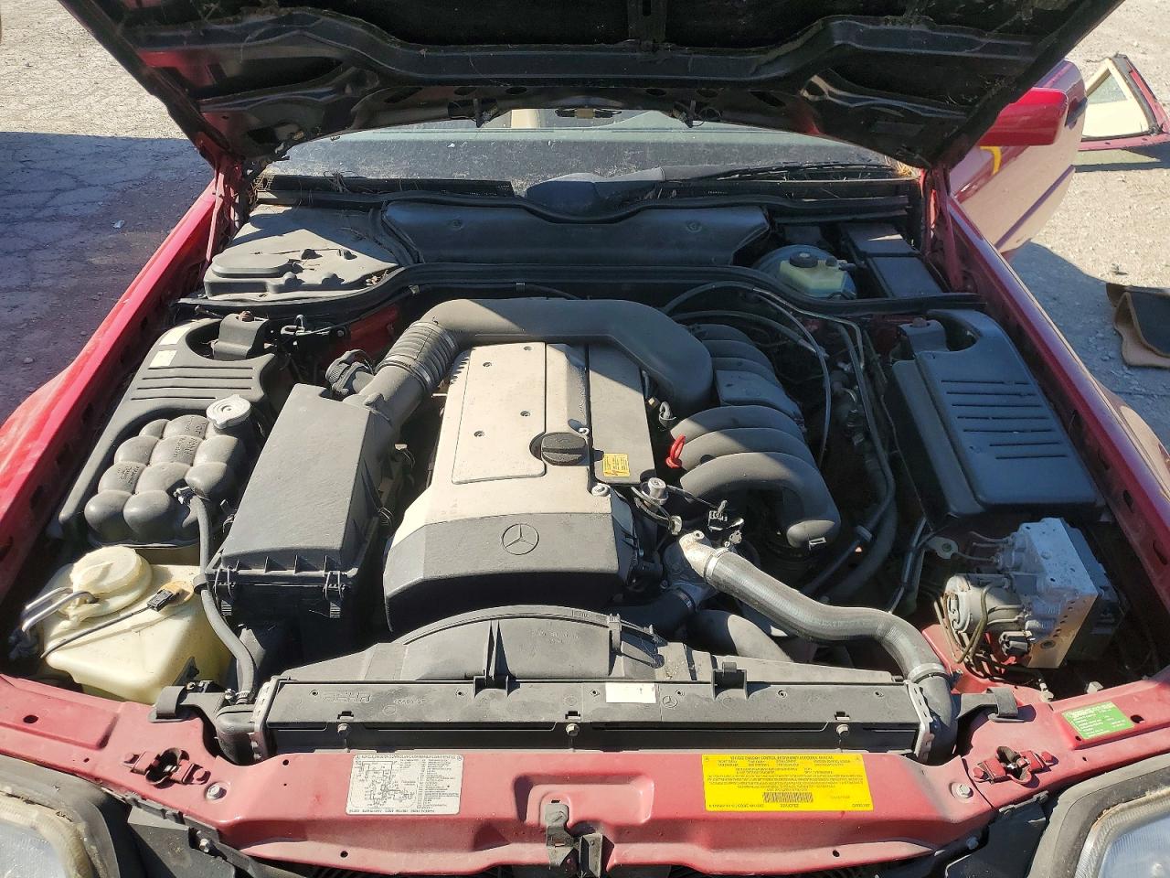 1995 Mercedes-benz Sl 320 Красный vin: WDBFA63E8SF114456