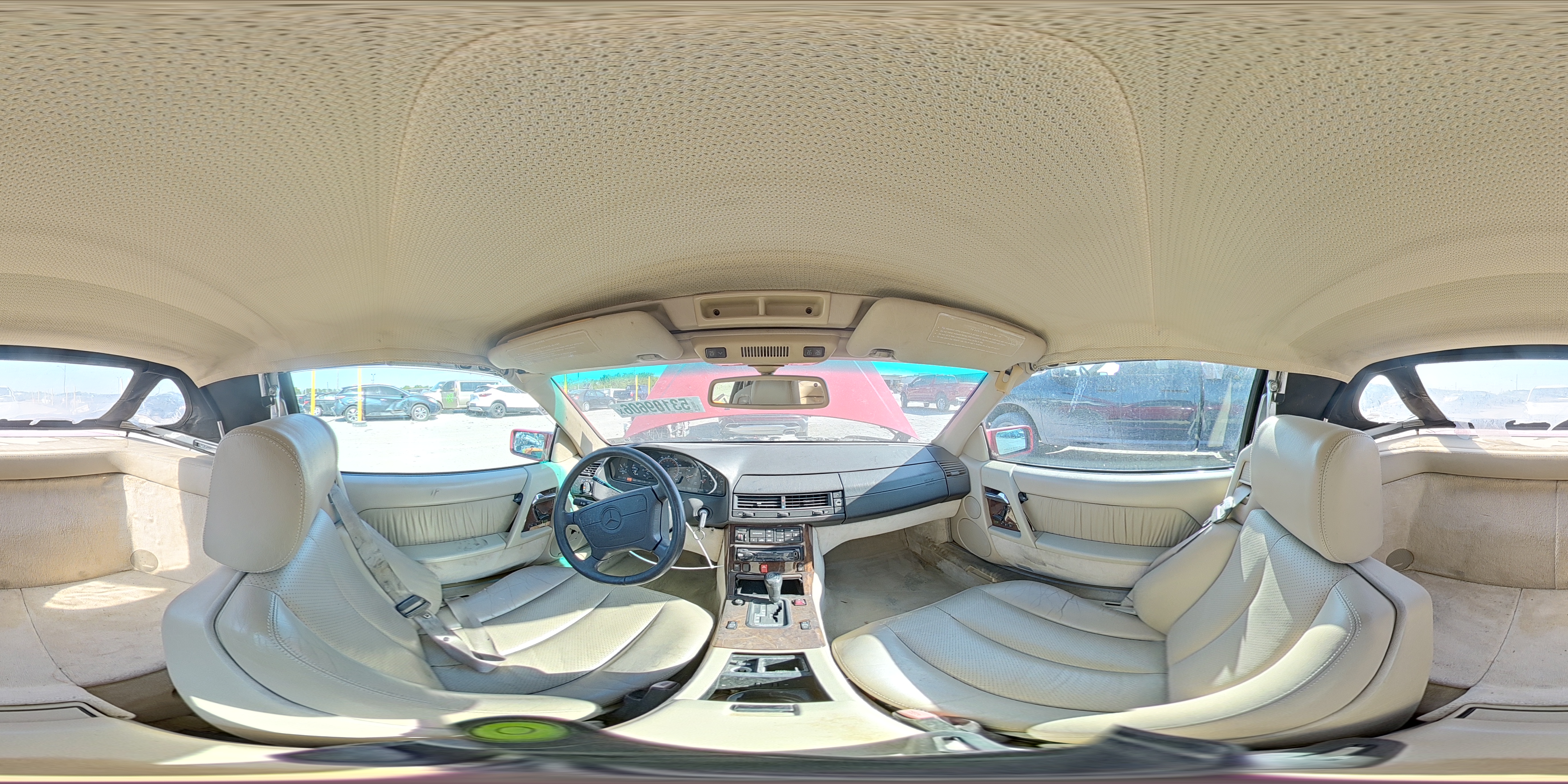 1995 Mercedes-benz Sl 320 Красный vin: WDBFA63E8SF114456