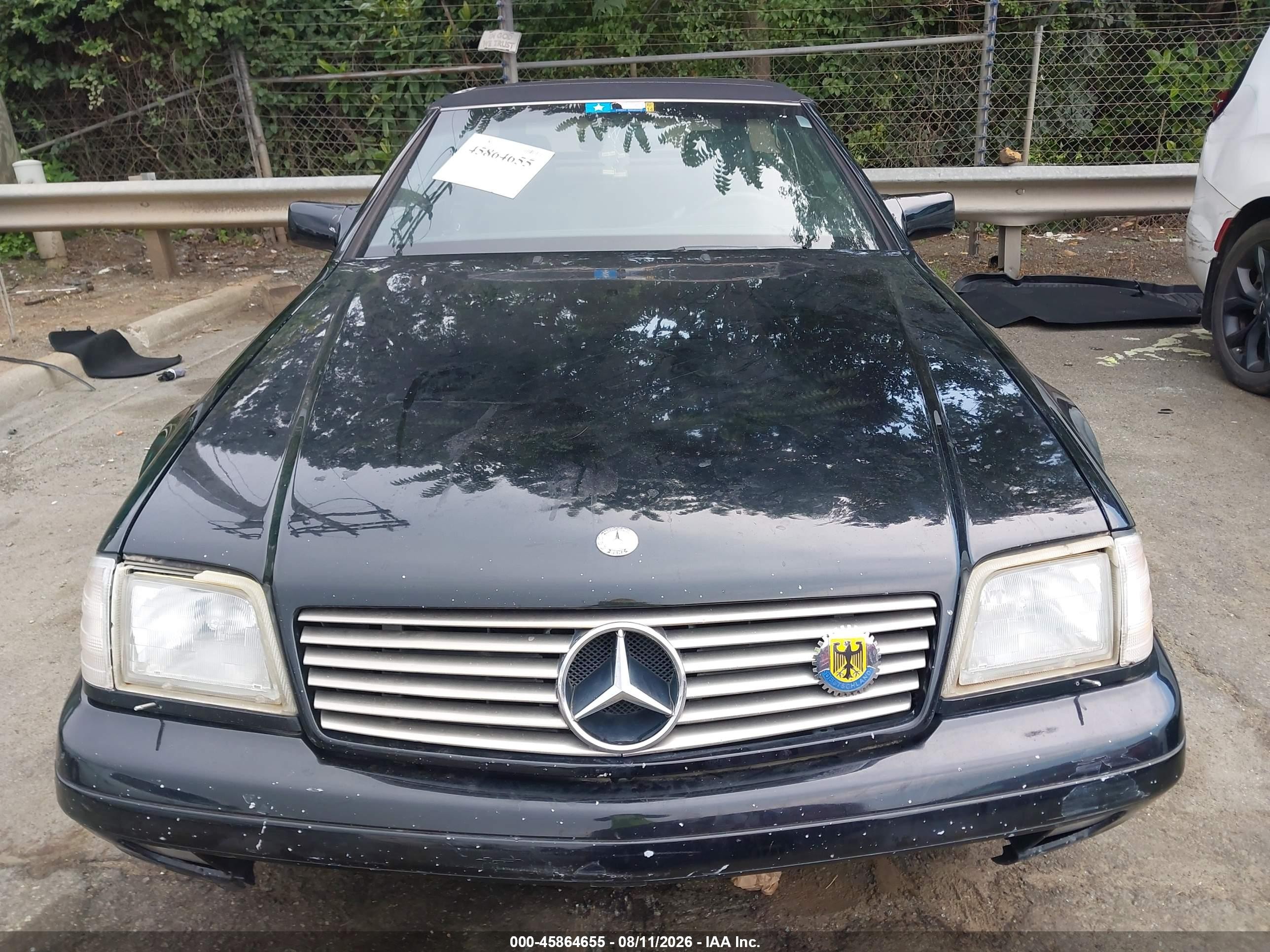 1996 Mercedes-benz Sl 320 Black vin: WDBFA63F1TF133764