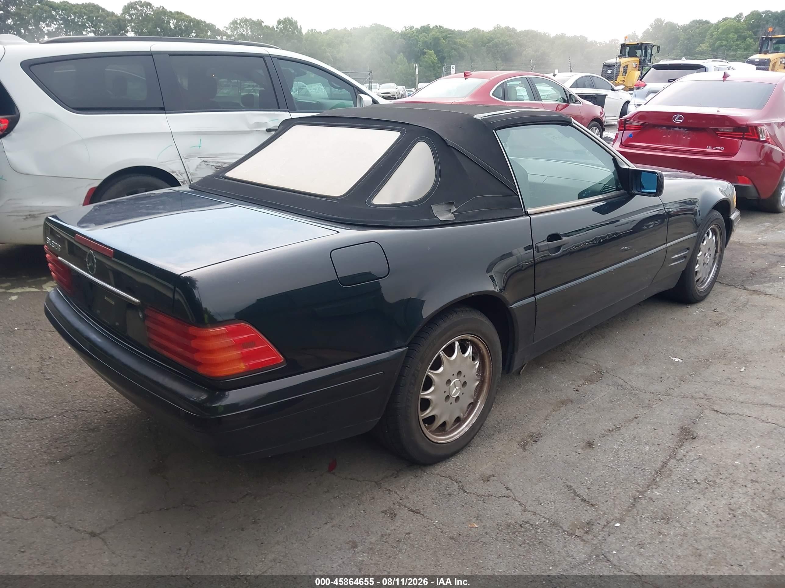 1996 Mercedes-benz Sl 320 Black vin: WDBFA63F1TF133764