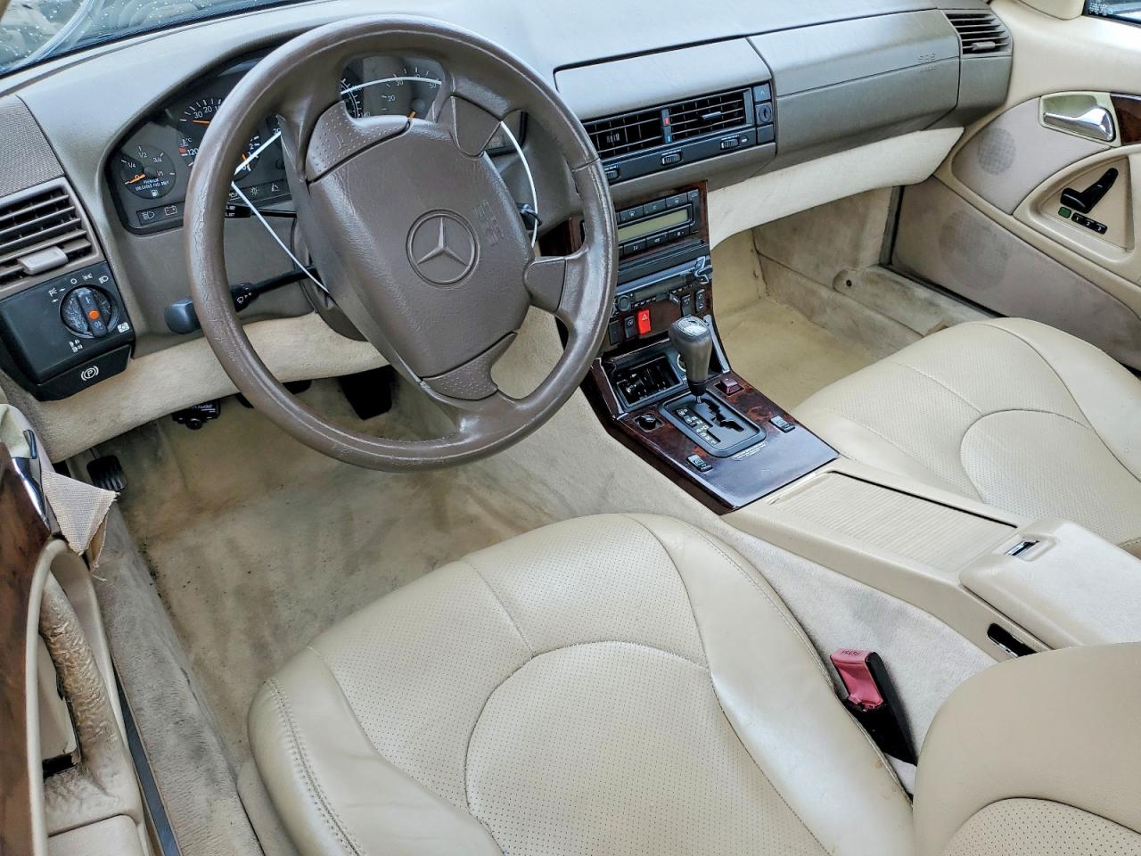 1997 Mercedes-benz Sl 320 Black vin: WDBFA63F7VF145792