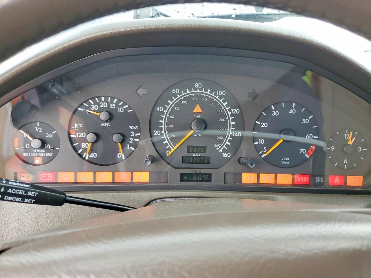 1997 Mercedes-benz Sl 320 Black vin: WDBFA63F7VF145792