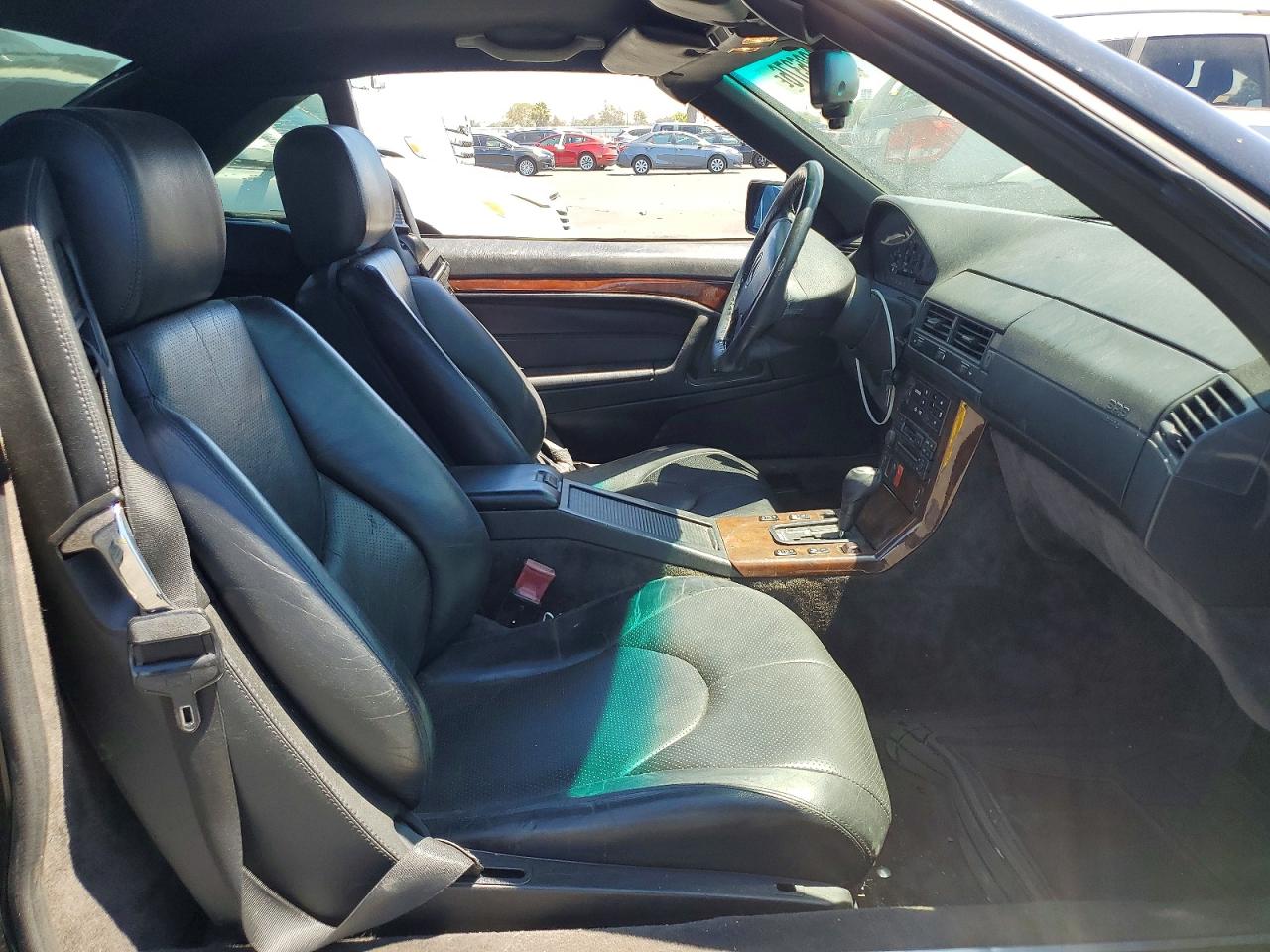 1996 Mercedes-benz Sl Black vin: WDBFA63F8TF128433