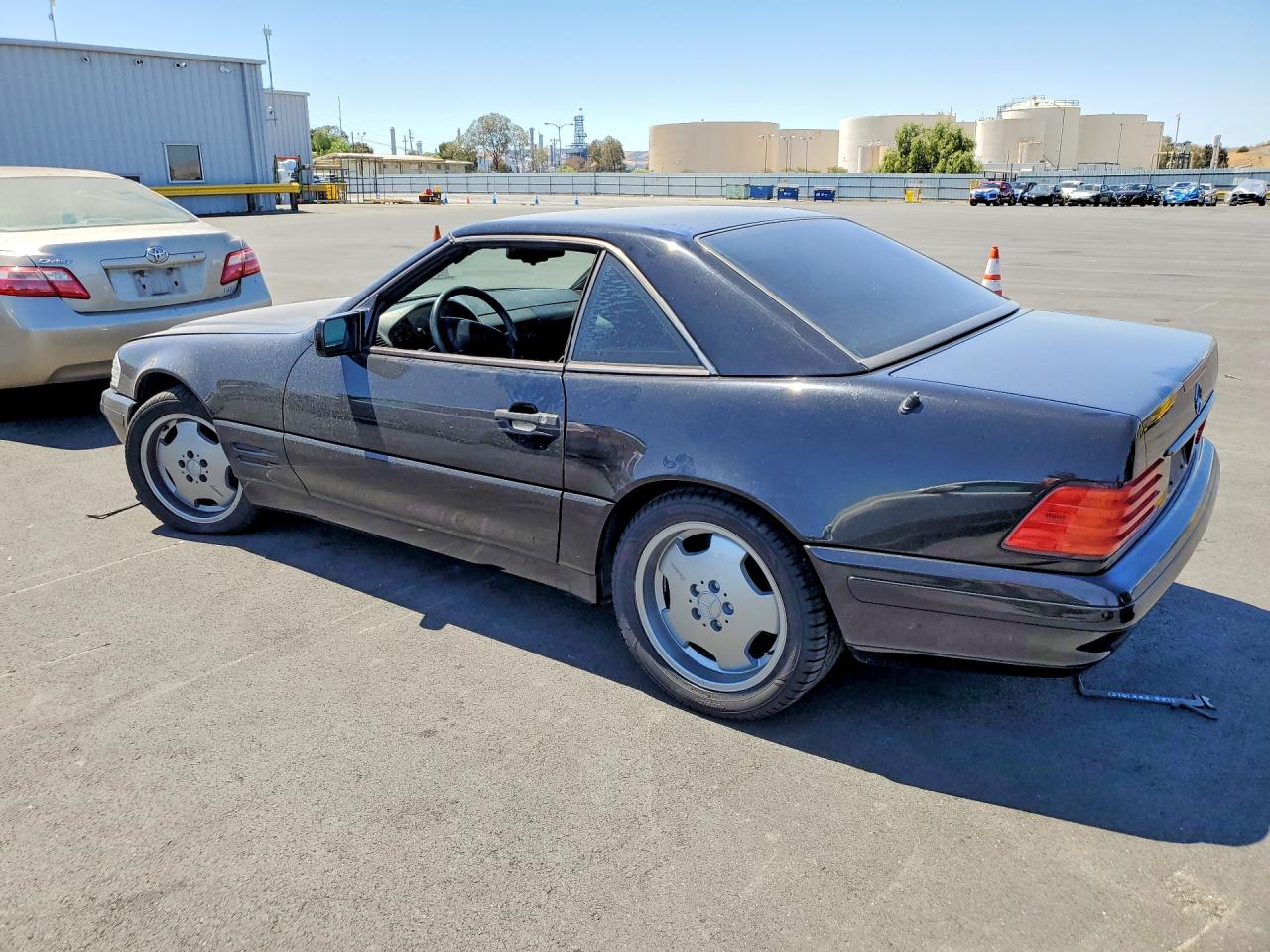 1996 Mercedes-benz Sl Black vin: WDBFA63F8TF128433