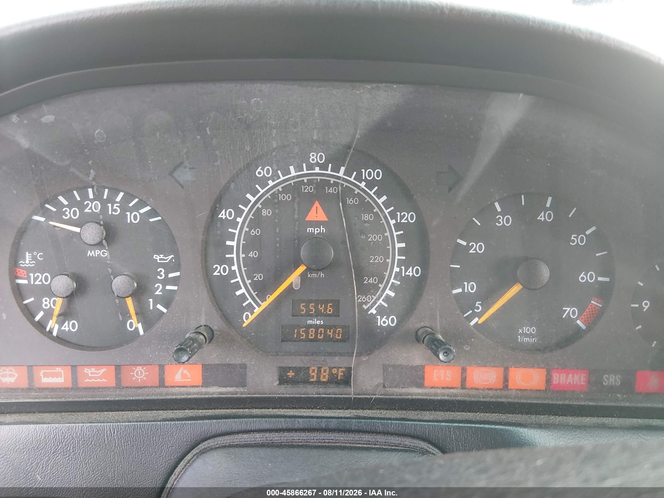 1996 Mercedes-benz Sl 320 Gold vin: WDBFA63F9TF126593