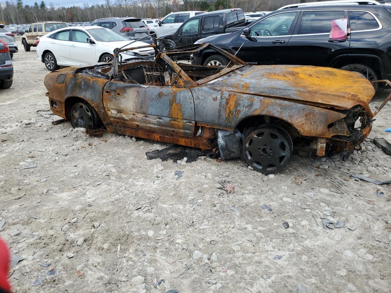 1990 Mercedes-benz 500 Sl Burn vin: WDBFA66E0LF005731