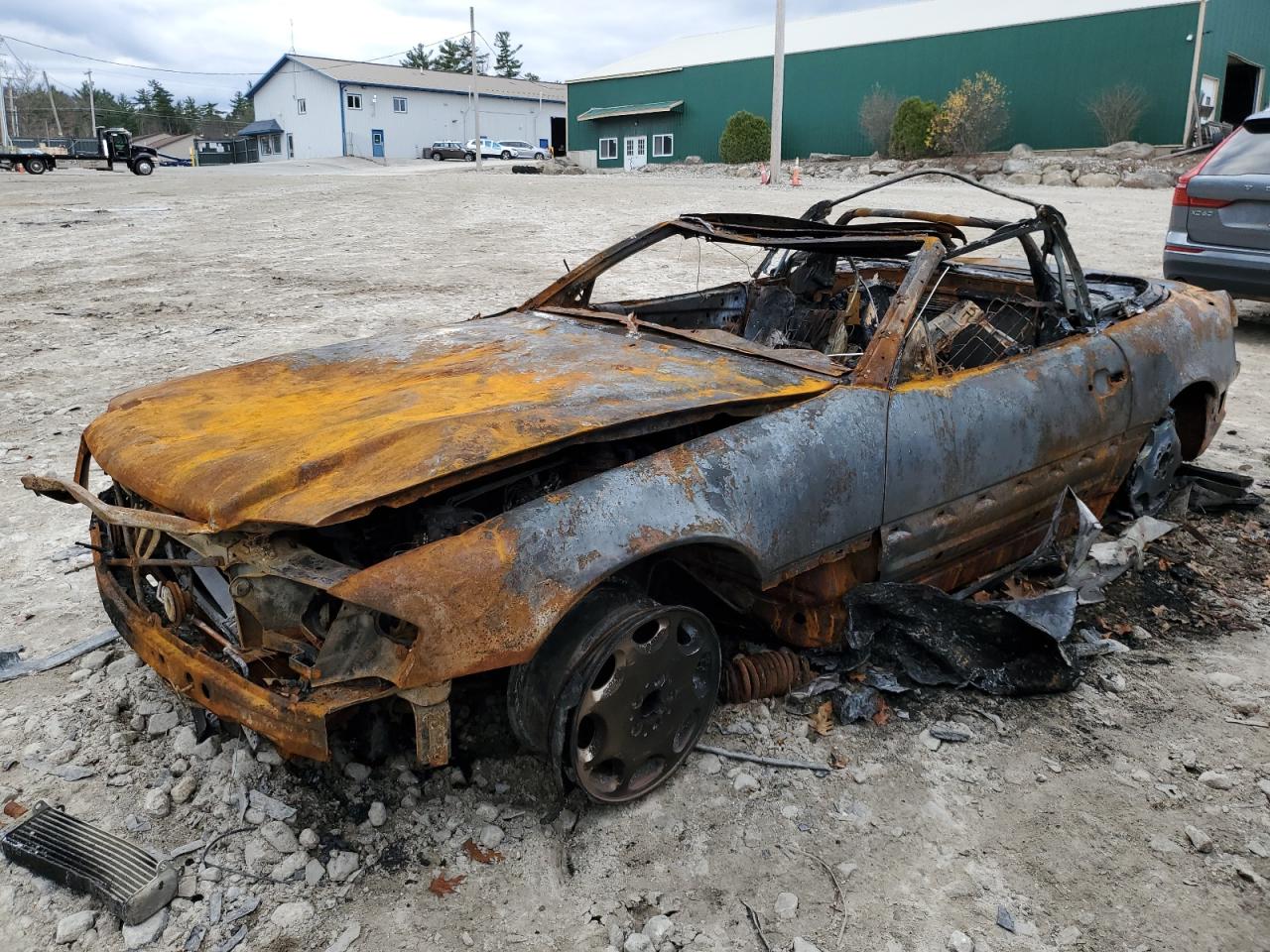 1990 Mercedes-benz 500 Sl Burn vin: WDBFA66E0LF005731