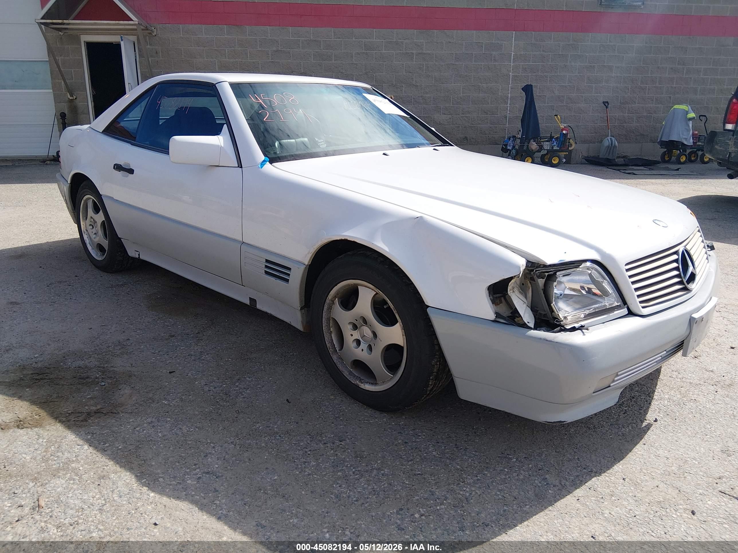 1991 Mercedes-benz 500 Sl White vin: WDBFA66E1MF023981