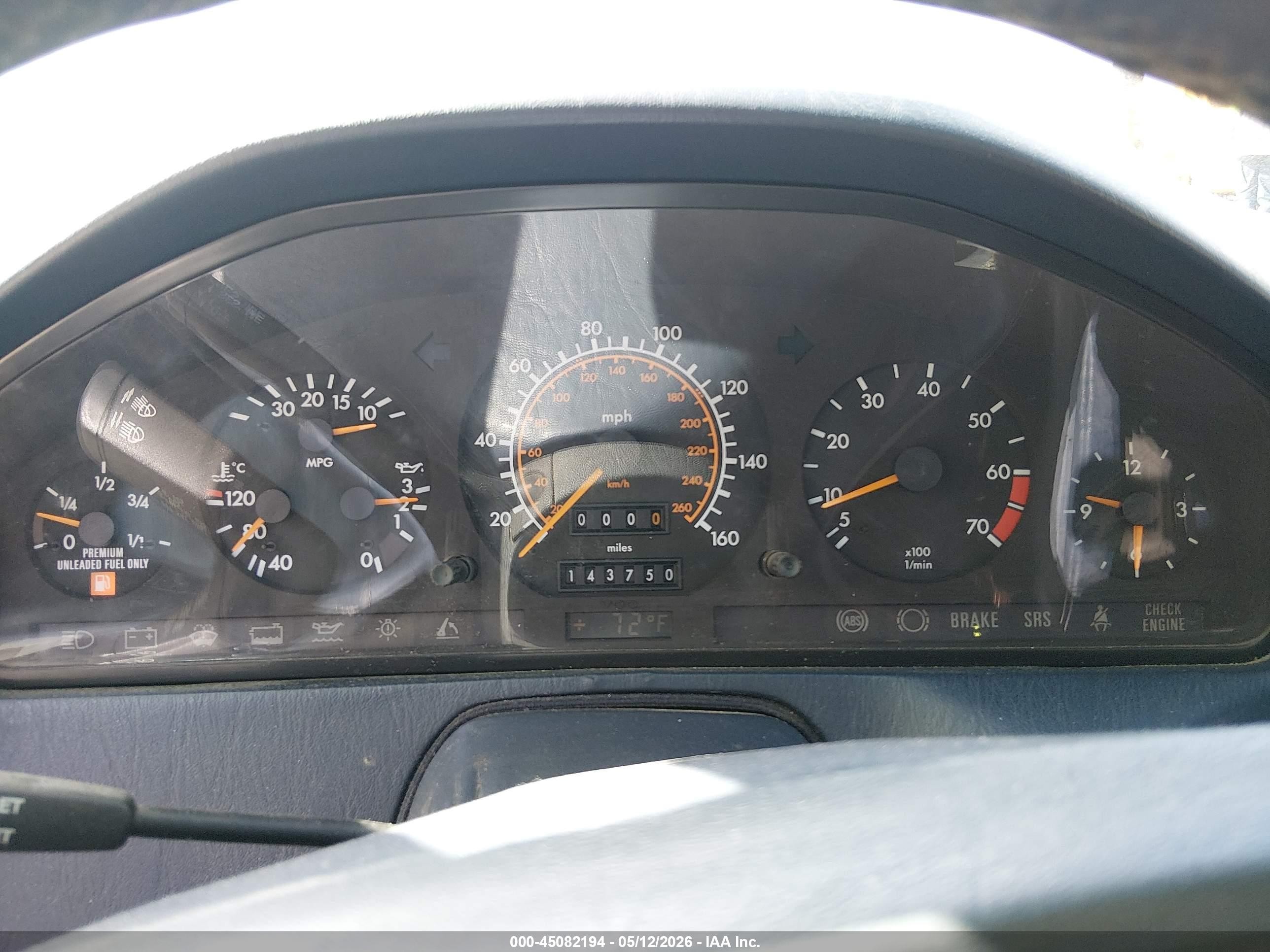 1991 Mercedes-benz 500 Sl White vin: WDBFA66E1MF023981