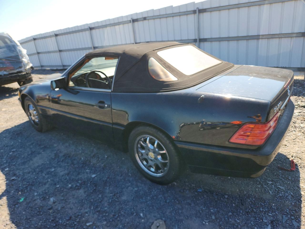 1992 Mercedes-benz 500 Sl Black vin: WDBFA66E1NF059123
