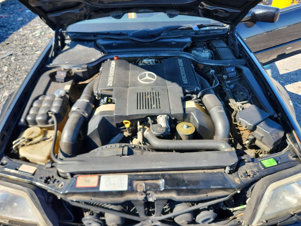 1992 Mercedes-benz 500 Sl Black vin: WDBFA66E1NF059123