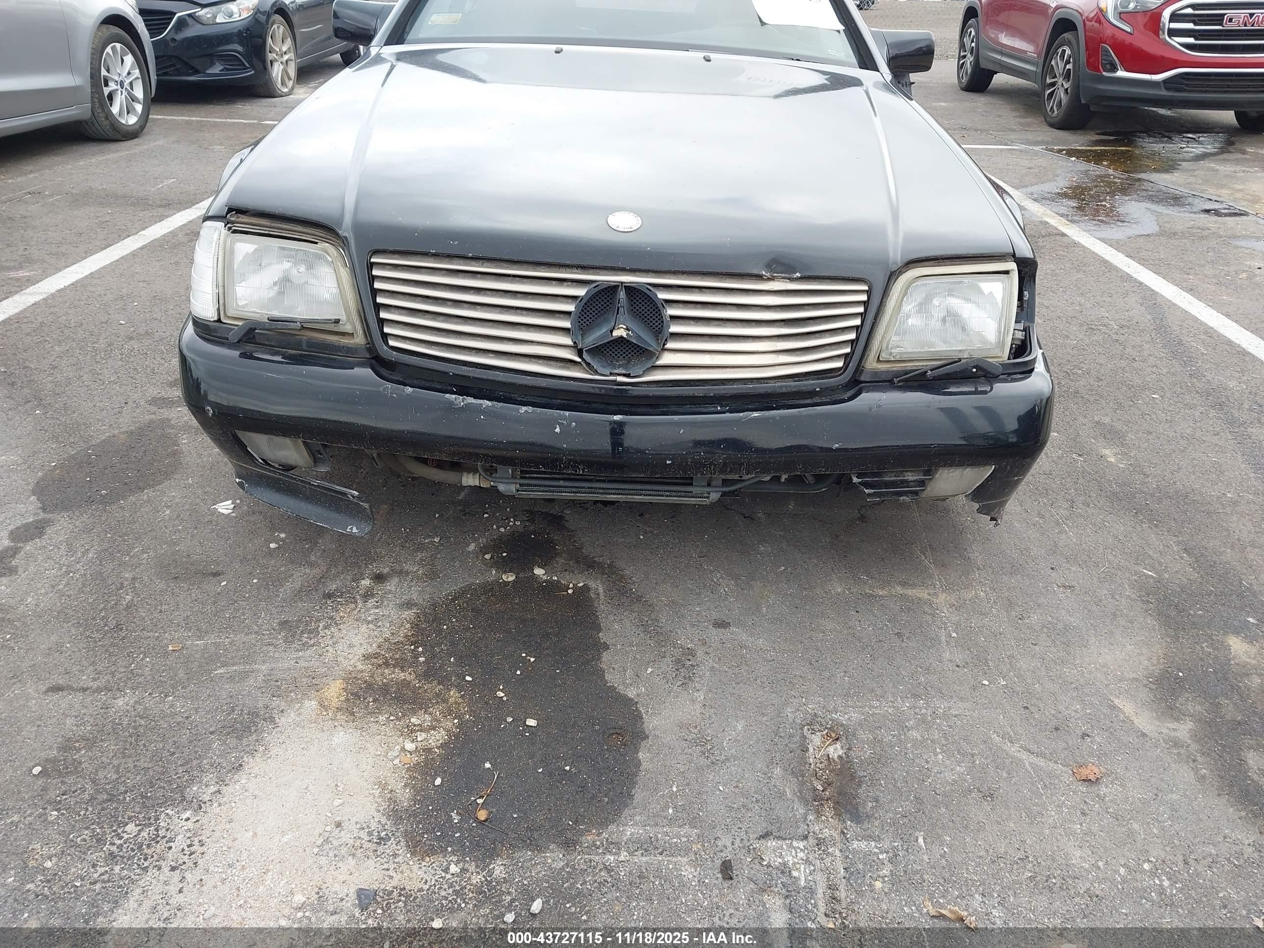 1991 Mercedes-benz 500 Sl Black vin: WDBFA66E2MF022631