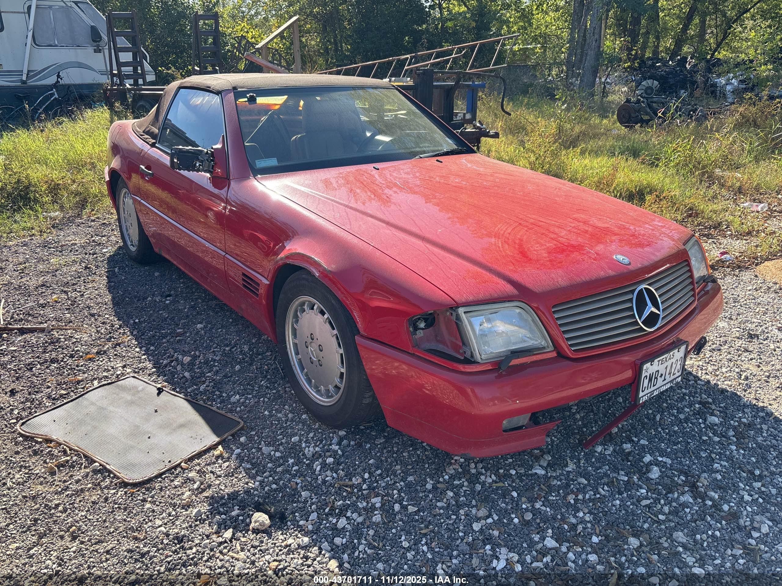 1991 Mercedes-benz 500 Sl vin: WDBFA66E2MF028459