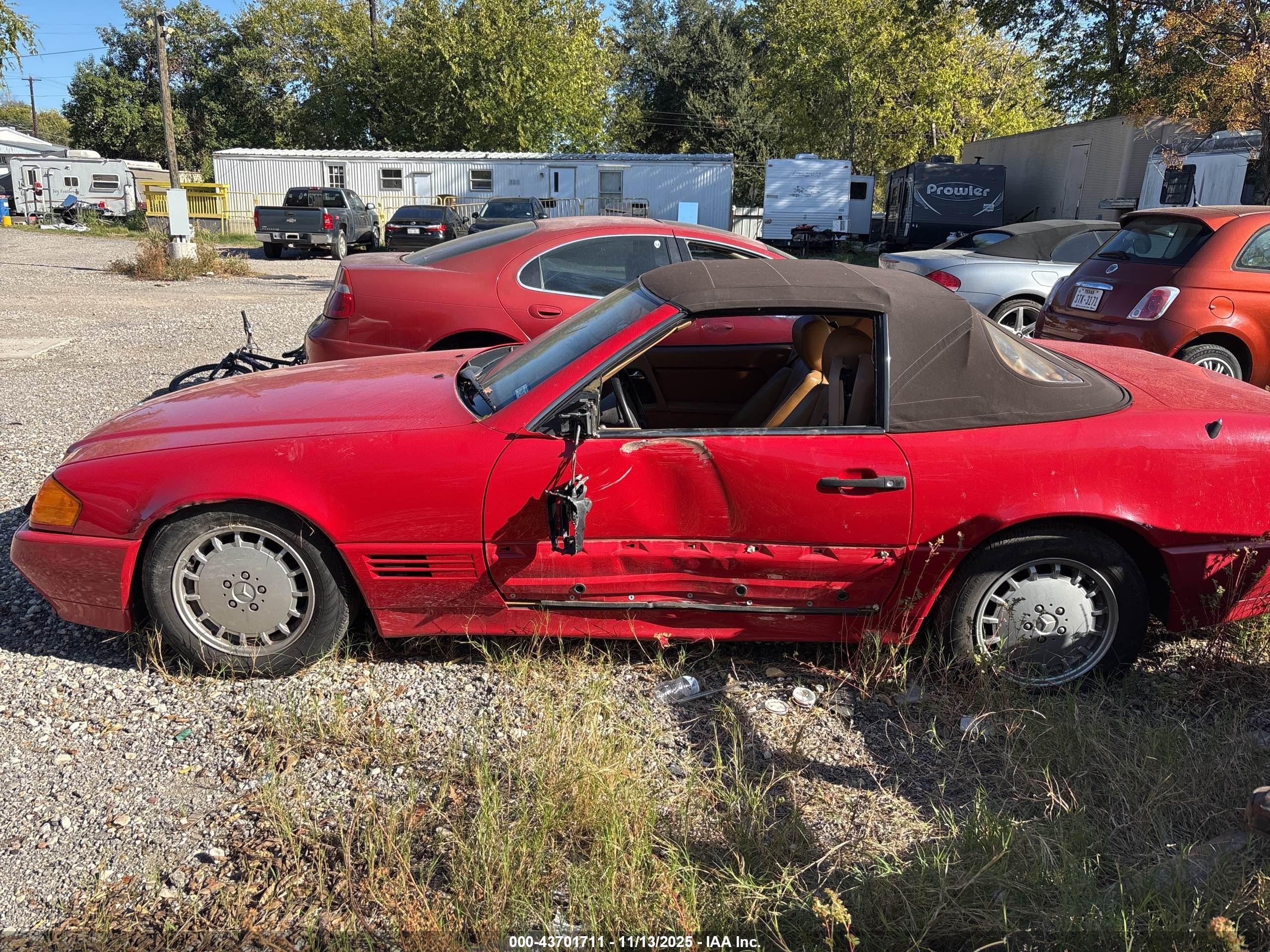 1991 Mercedes-benz 500 Sl vin: WDBFA66E2MF028459